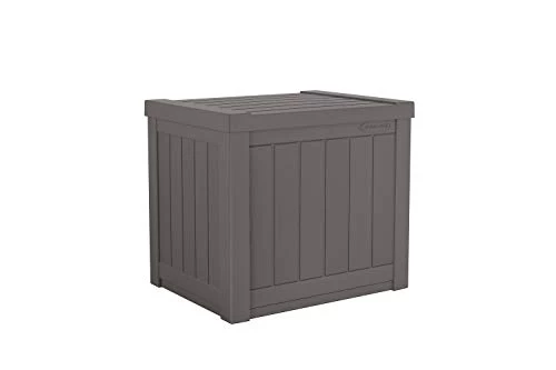 Suncast Small SS500ST 22 Gallon Resin Deck Storage Box, Stoney 1 Suncast Small SS500ST 22 Gallon Resin Deck Storage Box, Stoney
