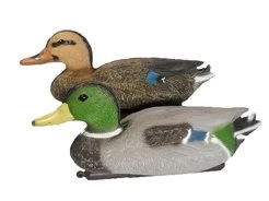 PondH2o Floating Mallard Duck Pair Pond Décor Contains One Male Mallard (Drake) And One Female Mallard (Hen), Yard…