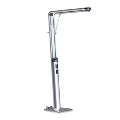 2200W Electric Outdoor Patio Heater, Foldable Standing Patio Heater, Far Infrared Heating,IP55 Waterproof,Silver Gray