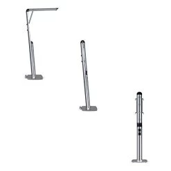 2200W Electric Outdoor Patio Heater, Foldable Standing Patio Heater, Far Infrared Heating,IP55 Waterproof,Silver Gray -Garden Supply Store 318hZMzsttL