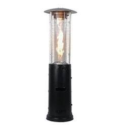 AJH Outdoor Patio Heater Propane Patio Heater Stainless Steel Floorstanding Liquid Outdoor Heater Patio Heater Visual…