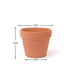 [26 Pack] 4″ Planter Nursery Pots Terracotta Pot Clay Pots Clay Ceramic Pottery Cactus Flower Pots Succulent Nursery Pots Garden Terra Cotta Pots With Drainage Hole (26) -Garden Supply Store 31AovWTdE2BL
