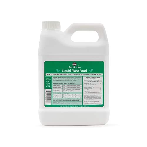 Miracle-Gro AeroGarden 1-Quart Liquid Nutrients 1 Miracle-Gro AeroGarden 1-Quart Liquid Nutrients