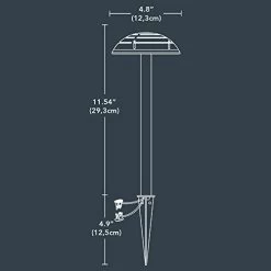 Paradise GL33604BK Low Voltage Cast Aluminum LED Lavelle Light, 6-Pack 8 Paradise GL33604BK Low Voltage Cast Aluminum LED Lavelle Light, 6-Pack -Garden Supply Store 31KcxW7nobL