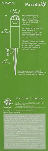 Paradise GL33601BK Low Voltage Cast Aluminum LED Bollard Light, Black 5 Paradise GL33601BK Low Voltage Cast Aluminum LED Bollard Light, Black - Image 5
