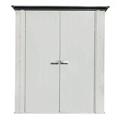 Spacemaker Designed By Arrow Sheds 6′ X 3′ X 6′ Compact Outdoor Metal Backyard, Patio, And Garden Shed Kit -Garden Supply Store 31S9 AMqMnL