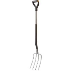 Fiskars 47 Inch Steel D-Handle Ergo Garden Fork (333400-1001)