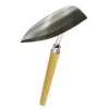 Japanese Garden Landscaping Triangle Hoe With Stainless Steel Blade & Wood Handle