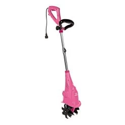 Snow Joe TJ599E-PNK-RM Pink Camo Refurbished 2.5 Amp Electric Garden Cultivator