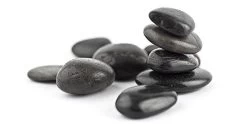 Landscape Garden Pebbles – Natural Decorative Stones (black)