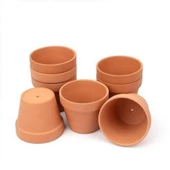 [26 Pack] 4″ Planter Nursery Pots Terracotta Pot Clay Pots Clay Ceramic Pottery Cactus Flower Pots Succulent Nursery Pots Garden Terra Cotta Pots With Drainage Hole (26) -Garden Supply Store 31YuA0y RIL