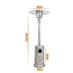 Patio Heaters, Commercial Outdoor Propane Terrace Heaters With Moving Wheels, With Pressure Reducing Valve -Garden Supply Store 31Zq2B9t15hL