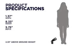 Moonrays 95536 1W Low Voltage LED Metal Spot Light Kit (6 Pack) Transformer, Connectors, 50 Feet Of Wire Black 11 Moonrays 95536 1W Low Voltage LED Metal Spot Light Kit (6 Pack) Transformer, Connectors, 50 Feet Of Wire Black -Garden Supply Store 31abPi8bAAL