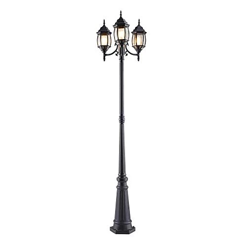 Noma Outdoor Street Light | Waterproof Outdoor Lamp Post Light With Triple-Head Design For Backyard, Patio, Garden… 1 Noma Outdoor Street Light | Waterproof Outdoor Lamp Post Light With Triple-Head Design For Backyard, Patio, Garden…