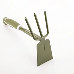 Garden Hoe And Cultivator Hand Tiller Tool, Anti-Rust Carbon Steel Hand Digger For Loosening Soil & Weeding & Digging…