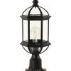 GYDZ Exterior Lamp Post Light Fixtures,Outdoor Post Lanterns With Pier Mount Adapter, Modern Post Light Pole Lantern…