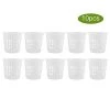 10pcs/Set Garden Net Cups Pots Durable Plastic Plant Nursery Germination Pots Bucket Basket For Hydroponics Garden…