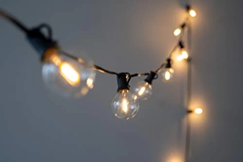 Views Solar String Lights Outdoor/Indoor, 27FT Length With 25+2 Replacement LED G40 Globe Bulbs | Waterproof Durable… 2 Views Solar String Lights Outdoor/Indoor, 27FT Length With 25+2 Replacement LED G40 Globe Bulbs | Waterproof Durable… - Image 2