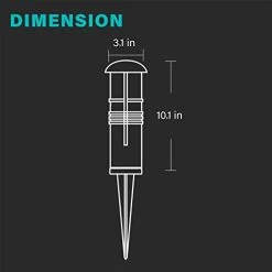 Malibu Aged Iron Collection LED Bollard Pathway Light LED Low Voltage Landscape Lighting Outdoor Bollard Lights For Lawn… -Garden Supply Store 31ol1DpEmWL