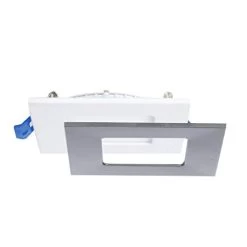 Nadair, 4’’ LED Recessed Ultra Slim Lights, 1-pack, IC Rated, Dimmable, 12W=80W, 900 Lumens, 3000K ( Warm White), Large…