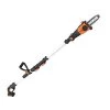 Worx WG349 20V Power Share 8″ Pole Saw With Auto Tension, Black And Orange