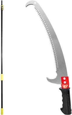 Happybuy 4-12 Foot Telescopic Pole Saw, Black