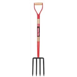 Truper Tools 30293 Tru Tough Spading Fork, 4-Tine, D-Handle, 30-Inch