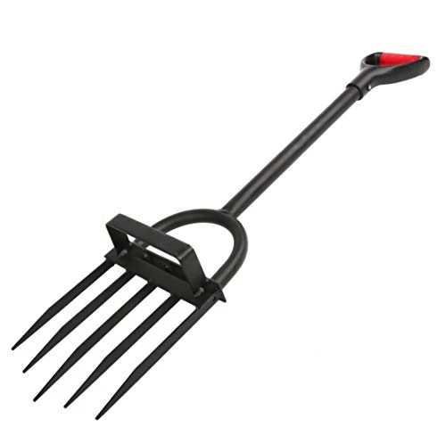 5-Tine Heavy Duty Pitch Fork For Gardening – Long Handled Digging Fork Garden Claw Weeder 1 5-Tine Heavy Duty Pitch Fork For Gardening – Long Handled Digging Fork Garden Claw Weeder