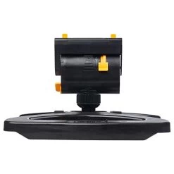 Melnor 65031-AMZ MiniMax Turbo Oscillating Sprinkler On Step Spike With QuickConnect Product Adapter Set, Black, Yellow -Garden Supply Store 31zscsjXhtL