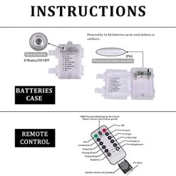 Halloween Cute Eyeball String Lights, 30LED Battery Operated Decorative Lights, Waterproof Twinkle Lights For Halloween… -Garden Supply Store 41 S59vpiwL