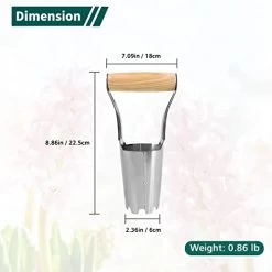 Berry&Bird Garden Bulb Planter With 4 Inches Depth Mark, Stainless Steel Gardening Bulb Transplanter Tool With Short… 10 Berry&Bird Garden Bulb Planter With 4 Inches Depth Mark, Stainless Steel Gardening Bulb Transplanter Tool With Short… -Garden Supply Store 41 vcO8Z8JL