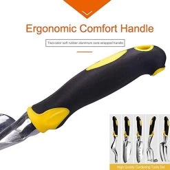 Garden Tools Set – 6 Piece Gardening Hand Tool Set (Weeder, Trowel, Transplanted, Cultivator& Weeding Fork Gloves… -Garden Supply Store 410Sfk9vrSL