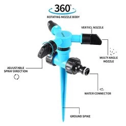 Kadaon Garden Sprinkler, 360° Rotating Lawn Sprinkler With Up To 3,000 Sq. Ft Coverage – Adjustable, Weighted Gardening… 10 Kadaon Garden Sprinkler, 360° Rotating Lawn Sprinkler With Up To 3,000 Sq. Ft Coverage – Adjustable, Weighted Gardening… -Garden Supply Store 411COCgF9xL