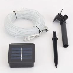 ER CHEN LED Rope String Lights Solar Powered, 23FT, 50 LED Waterproof Decoration Lights For Outdoor, Garden, Patio And… -Garden Supply Store 411YTemDbkL