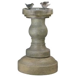 Northlight LED Lighted Birds Of A Feather Outdoor Patio Garden Water Fountain, 24.75″, Brown