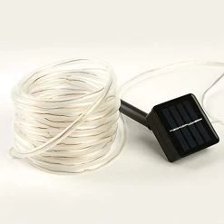 XUNATA Outdoor Solar String Lights, 23FT Solar Rope Lights, 8 Modes 50 LED Outdoor Lighting Rope, Waterproof Copper Wire… -Garden Supply Store 412BB88NSluL