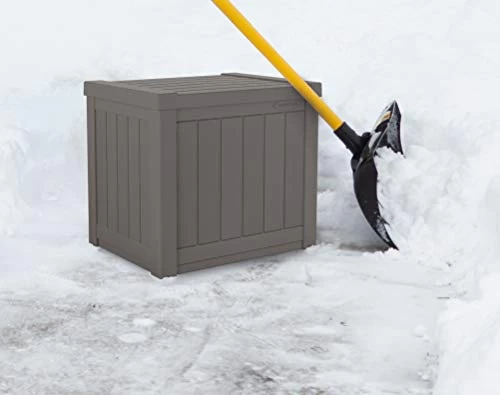 Suncast Small SS500ST 22 Gallon Resin Deck Storage Box, Stoney 2 Suncast Small SS500ST 22 Gallon Resin Deck Storage Box, Stoney - Image 2