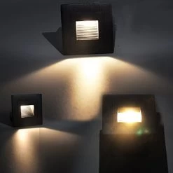 INHDBOX Waterproof Corner/Deck/Recessed Step Lights,3W 85-220V 3200K LED Stairs Step Night Light Indoor/Outdoor Wall… 10 INHDBOX Waterproof Corner/Deck/Recessed Step Lights,3W 85-220V 3200K LED Stairs Step Night Light Indoor/Outdoor Wall… -Garden Supply Store 413HwY2Bz7QL