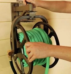 Liberty Garden Single Arm Navigator Multi-Directional Hose Reel -Garden Supply Store 4141H4JIfwL