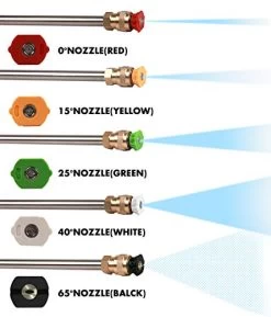 X-BULL Gas Pressure Washer Kit 6.5HP 210cc Washer Pressure System With Power Spray Gun,65ft Flex Hose And 5 Nozzles,OHV… -Garden Supply Store 4146rgoH8BL