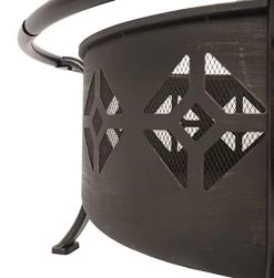 Pleasant Hearth Sunderland Deep Round Bowl Fire Pit, 36-Inch 9 Pleasant Hearth Sunderland Deep Round Bowl Fire Pit, 36-Inch -Garden Supply Store 414FVRrfmFL