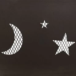 Sunnydaze Cosmic Fire Pit For Outdoors – 42-Inch Large Wood-Burning Fire Pit With Moon And Stars – Perfect For Patio And… -Garden Supply Store 414VjFE0HaL