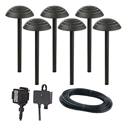 Paradise GL33604BK Low Voltage Cast Aluminum LED Lavelle Light, 6-Pack 1 Paradise GL33604BK Low Voltage Cast Aluminum LED Lavelle Light, 6-Pack
