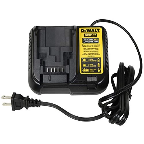 DeWALT DCB107 12V/20V MAX Lithium Ion Charger (Bulk Packed) 2 DeWALT DCB107 12V/20V MAX Lithium Ion Charger (Bulk Packed) - Image 2