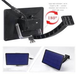 Kyson Solar Pendant Light With Dual Head Hanging Shed ,32 LED Outdoor Security Lights Auto ON Off For Porch Garage… -Garden Supply Store 414yK5NV2BML