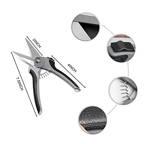 AIRAJ 3Pcs Professional Hedge Lopper Set,27″ Tree Loppers,24” Heavy Duty Hedge Shears And 7.5” Cut Easy Hand Pruners,The Best Choice For Garden Tools 3 AIRAJ 3Pcs Professional Hedge Lopper Set,27″ Tree Loppers,24” Heavy Duty Hedge Shears And 7.5” Cut Easy Hand Pruners,The Best Choice For Garden Tools - Image 3