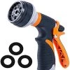 Garden Hose Nozzle | Hose Spray Nozzle | Water Hose Nozzle Sprayer | Heavy Duty 8 Adjustable Watering Patterns, Slip And…