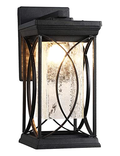 Modern Outdoor Wall Light Exterior Light Fixtures, Black Aluminum With Crack-Like Glass Create Gorgeous Lighting Effects UL And IP65 Waterproof Wall Sconce Outdoor For Garage, Front Porch Lighting 1 Modern Outdoor Wall Light Exterior Light Fixtures, Black Aluminum With Crack-Like Glass Create Gorgeous Lighting Effects UL And IP65 Waterproof Wall Sconce Outdoor For Garage, Front Porch Lighting