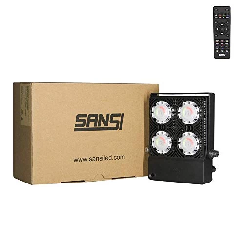 SANSI Super Bright Led Flood Light 300W Equivalent 3000LM, RGBW Outdoor Color Changing With Ceramic Tech,30W,16 Colors 4… 7 SANSI Super Bright Led Flood Light 300W Equivalent 3000LM, RGBW Outdoor Color Changing With Ceramic Tech,30W,16 Colors 4… - Image 7