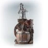 Alpine Old Fashion Pump Barrel Rustic Fountain, 24 Inch Tall